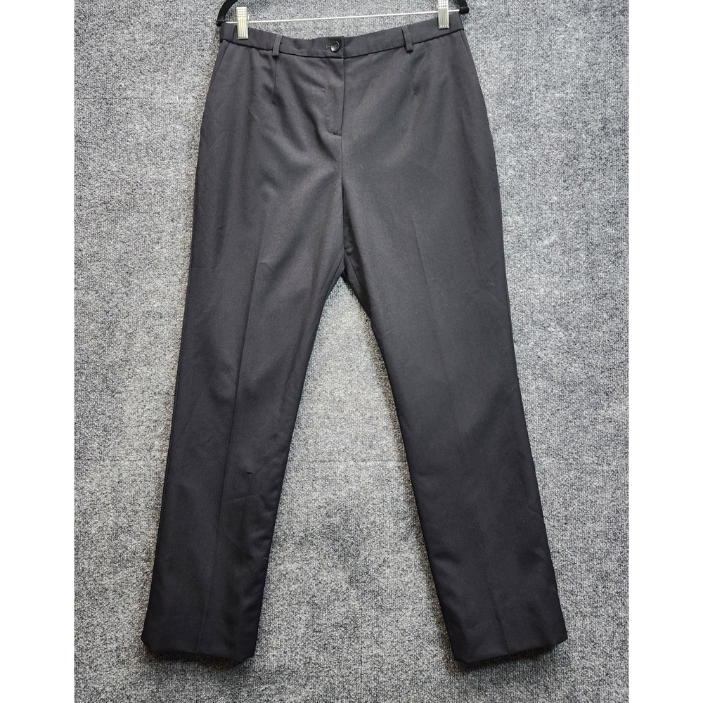Pendleton Women Virgin Wool Straight Leg Quiet Luxury Preppy Office Trousers 12P